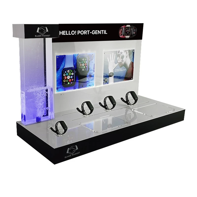 Watch stand with LED lights Watch stand with LED lights